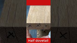 Half dovetail trending wood woodworking moncrochet [upl. by Margret]