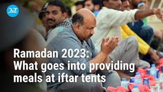 Ramadan 2023 I What goes behind providing meals at Iftar tents in UAE [upl. by Gualterio]