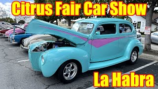 Citrus Fair 2024 Classic Car Show La Habra California [upl. by Jew]