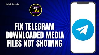 How To Fix Telegram Downloaded Media Files Not Showing On Android  Help Desk Gurus Tutorial [upl. by Moore809]