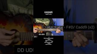 Kasari  Yabesh Thapa  Guitar Lesson  Easy Chords  shorts kasari [upl. by Kristie]