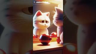 catfight cat fight  Cat love story  Cat story in hindi catshort [upl. by Osi721]