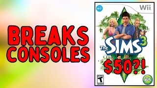 the sims 3 for nintendo wii is BREAKING CONSOLES [upl. by Enelra437]