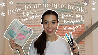 How to Annotate Books for School  3 different ways with tips and examples [upl. by Bein]