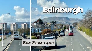 Edinburgh Bus ride from Greendykes to Oxgangs [upl. by Anella386]