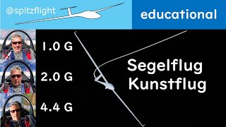 Segelfliegen Kunstflug  Rolle Turn Looping Steilkurve [upl. by Hseham10]