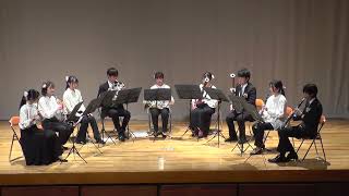 CGounod  Petite Symphonie pour 9 instruments a vent  愛媛大学交響楽団木管セクション 小交響曲 変ロ長調グノー [upl. by Airehs]