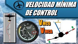 Velocidad Mínima de Control Vmc  Performance [upl. by Annayhs]