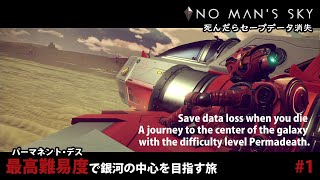 【No Mans Sky】最高難易度で銀河の中心を目指す旅＃1【Permadeath】 [upl. by Dagley]