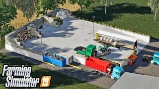 New Mods Placeable Transfer Yard with Semi Truck Lift 18 Mods  Farming Simulator 19 [upl. by Neirda862]