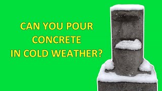 What Temperature Is Too Cold For Pouring Concrete [upl. by Lucretia]