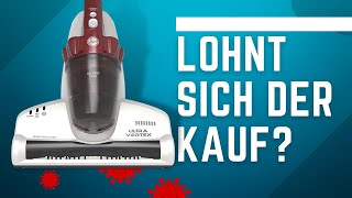 Hoover Ultra Vortex ► Milbensauger mit UVLicht für hygienische Reinigung im Test [upl. by Tiffa]