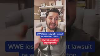 WWE loses copyright lawsuit re wrestler’s tattoo Can tattoo art be copyrighted [upl. by Miller845]