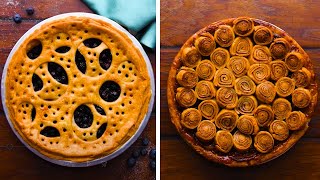 How to Decorate Pies  Baking Recipes and Ideas by So Yummy [upl. by Bernard]