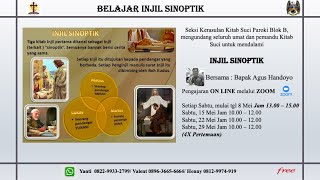 Injil Sinoptik Sesi ke 1 [upl. by Anallise]