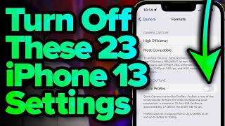 23 iPhone Settings You NEED To Change Now [upl. by Beitz]