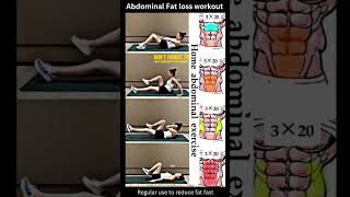 Abdominal Fat burning exerciseabdomen fatburning absworkout homeworkout viralshorts tranding [upl. by Malik801]