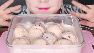 ASMR 쿠키앤크림 프로피테롤 먹방이팅사운드💕 COOKIEampCREAM WHITE CHOCOLATE PROFITEROLES MUKBANGEATING SOUNDS [upl. by Aihsaei]