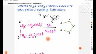 Named Reaction Condensation ReactionPart5Dieckmann CondensationReactionMechanismKannada [upl. by Garrek]