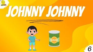 Johnny Johnny  Rhymes  Poems  sparkling smiles english  speaking activities [upl. by Buskus]