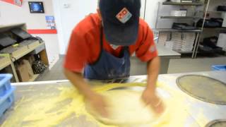 Dominos guy makes 3 Pizzas in 39 Seconds  Sarasota HeraldTribune [upl. by Legnalos]