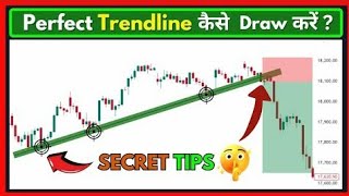 How to Draw Trendline Correctly  Trading Strategy  Trendline Strategy by Rajat Yadav [upl. by Aroc278]