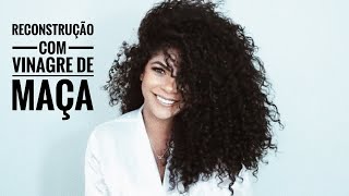 VINAGRE DE MAÇÃ NO MEU CABELO CACHEADO l Dèbora Luz [upl. by Palua]