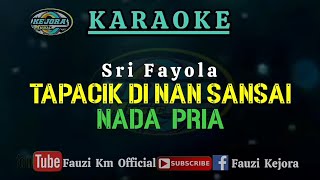 Sri Fayola  Tapacik Di Nan Sansai KaraokeLirik Nada Pria [upl. by Mhoj87]