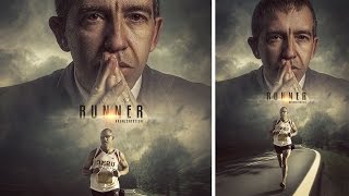 Photoshop Tutorial  Movie Poster  Manipulation Photo Effects Runner [upl. by Eyks]