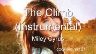 The Climb by Miley Cyrus Karaoke w lyrics [upl. by Nairdna]