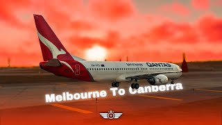 Zibo 737  Melbourne to Canberra  XPlane 12 Shared Cockpit  VATSIM  Funny Moments [upl. by Panayiotis193]