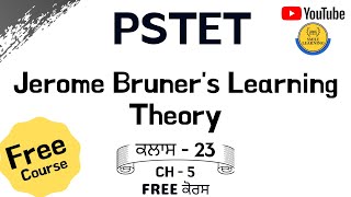 Jerome Bruner Learning Theory  Pedagogy for PSTET  Bruners Theory Eclectic Theory  PSTET 2021 [upl. by Soph140]