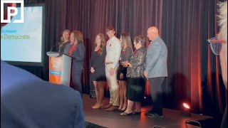 Sask NDP Leader Carla Beck gives concession speech [upl. by Belia83]