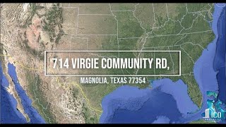 50 Acres  714 Virgie Community Road Magnolia TX 77354 [upl. by Ogir37]