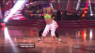 Chelsea Kane amp Mark Ballas dancing with the stars Week 8 salsa mp4 [upl. by Nadler]