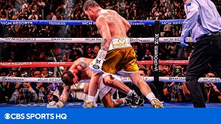 Canelo Alvarez TKOs Caleb Plant in 11th Round  Highlights amp Reaction  CBS Sports HQ [upl. by Marrissa]