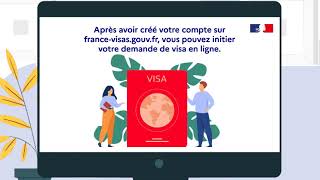 FranceVisas  Comment créer votre compte [upl. by Hamal221]