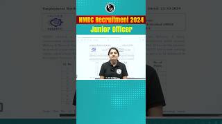 NMDC Recruitment 2024  NMDC vacancy 2024  NMDC junior officer  NMDC Mining Vacancy 2024  NMDC [upl. by Ahsienal]