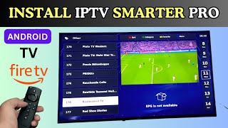 How to Install iptv Smarters Pro on Android Tv amp FireStick [upl. by Affra90]