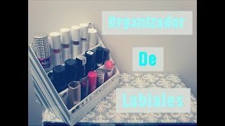 ORGANIZADOR DE LABIALES DE CARTÓN [upl. by Placidia913]