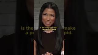 NICKI MINAJ REACTION WHEN ASKED WHAT WILL BE HER ACTION IF SHES BEEN CHEATED ON 🌟🌟🌟 [upl. by Bonacci]