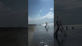 The beach at Westende Belgium [upl. by Aimee747]