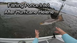 Fishing Ponce Inlet After Hurricane Helene DustinLeeOutdoors [upl. by Frum706]