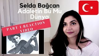 Selda Bağcan Adaletin bu mu Dünya  TURKISH SONG REACTION [upl. by Derdlim]