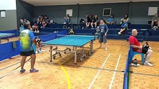 2024 south pennants table tennis div 1 Jim Peng vs Ayazali Laghari set 2 [upl. by Eiuqram302]