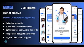 Medica Pro  Doctor Appointment Booking amp Consultation React Native App Ui Kit [upl. by Aronas]