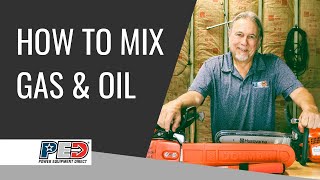 How to Properly Mix Gas amp Oil for 2Cycle Engines [upl. by Leamsi]