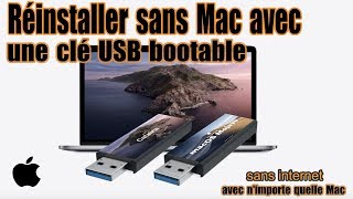 Tuto comment réinstaller sans Mac avec une clé usb bootable [upl. by Attenhoj]