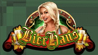 Bier Haus Slot Machine LIVE PLAY [upl. by Eulalie]