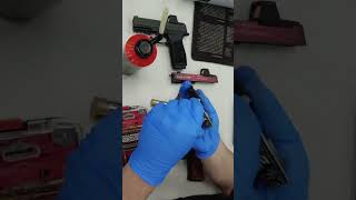 Sig P365 x macro metal frame upgrade  pistol diy asmr [upl. by Emiline]